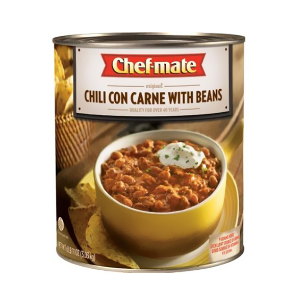 CHILI C/ CARNE CHEF MATE LATA 107 ONZ
